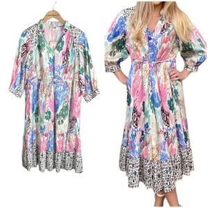 Crosby Mollie Burch Tallie Dress in Painted Garden